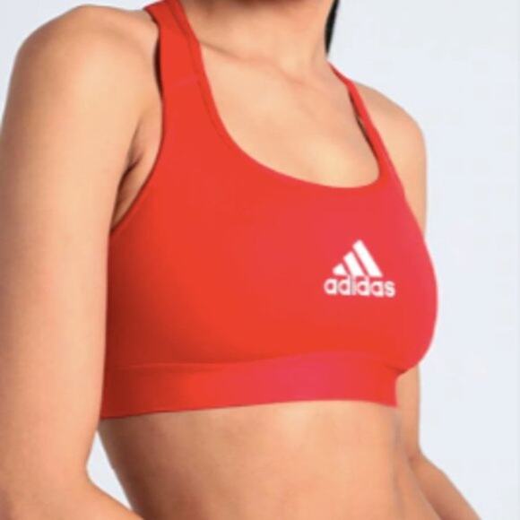 Adidas Sports Bra Red L - Picture 3 of 9
